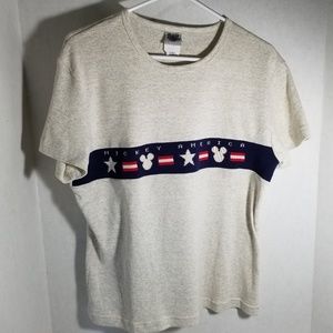 Disney Mickey Mouse America Top Womens Size XL